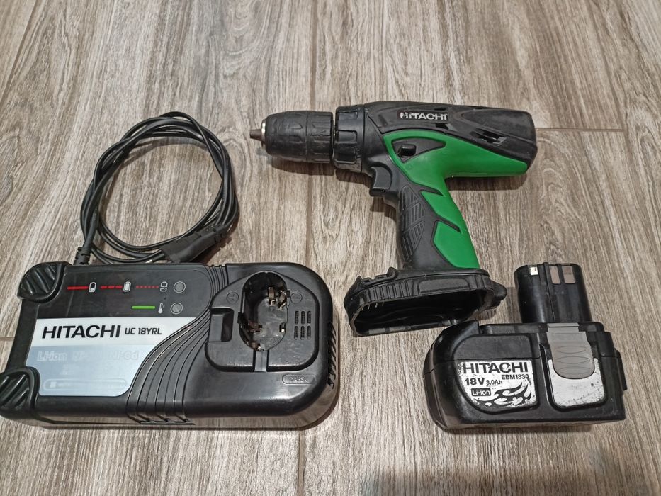 Wkrętarka 18v Hitachi DV18DCL2 hikoki Lion ładowarka bateria