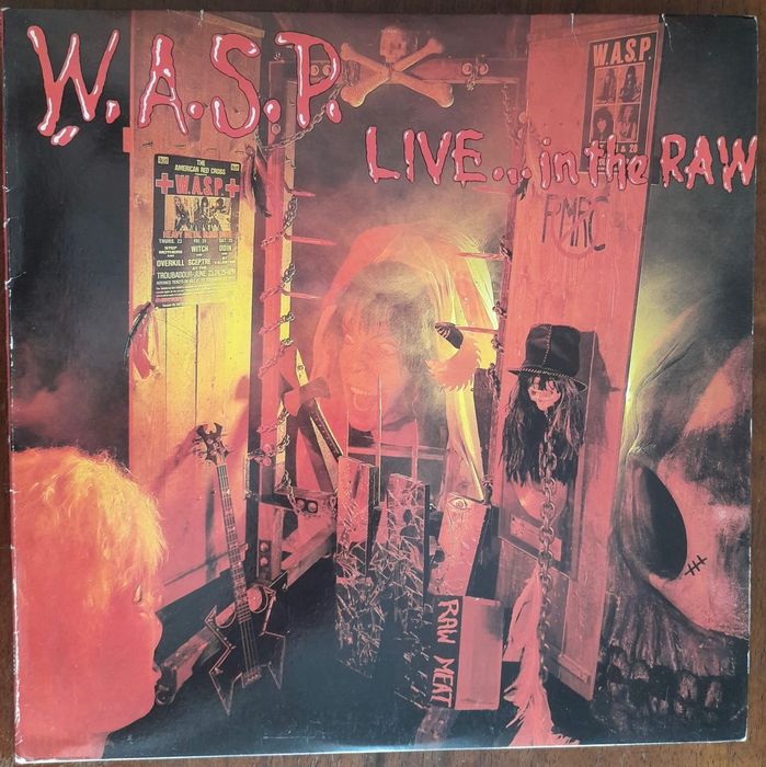 Vinil / Lp - WASP - Álbum Live in the Raw de 1987