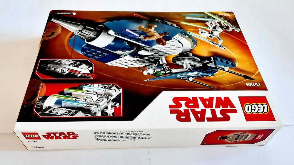 Lego Star Wars 75199 General Grievous’ Combat Speeder selado