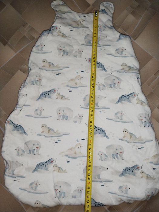 Детский теплый спальный мешок