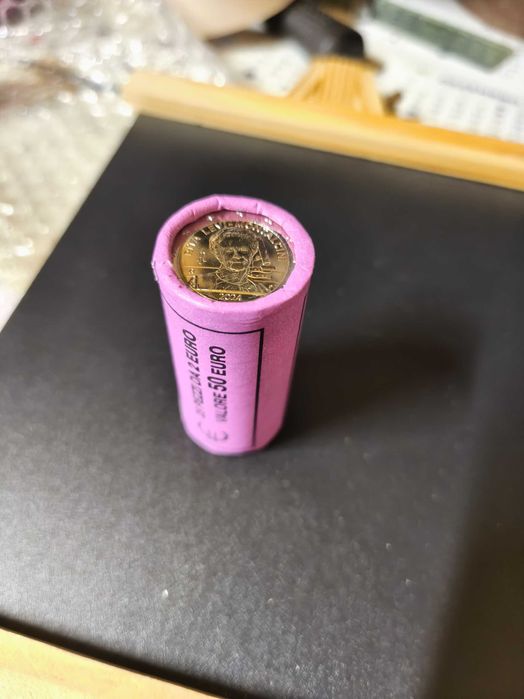 rolo moedas 2€ Itália Rita 2024