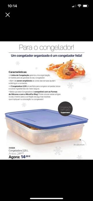 Tupperware promoção