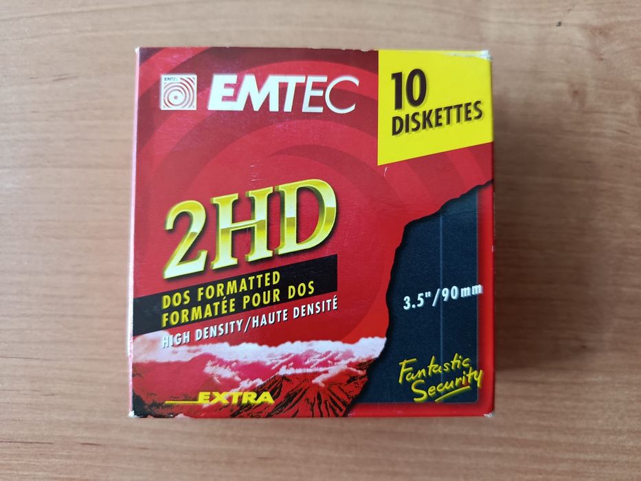 Dyskietki Emtec.