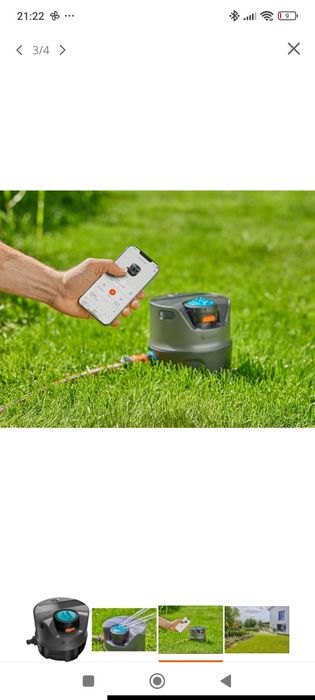 Gardena AquaPrecise system nawadniania trawników do 320 m² Bluetooth