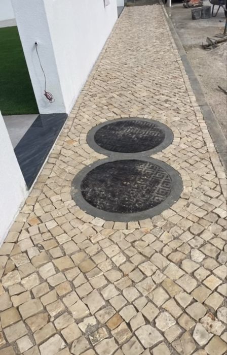 Serviços de calcetagem, pintura, bricolage, jardinagens, piquenos aranjos e reparaçõs domésticas .