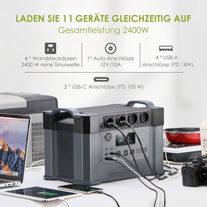 Зарядная станция ALLPOWERS  S2000 Pro 2400W (пиковая 4000W)