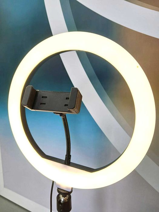 Ring Light com Tripé, Suporte de Telemóvel e Comando NOVO