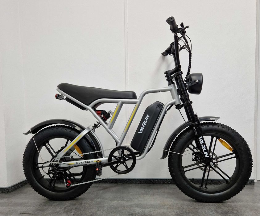 MINI fatbike elektryczny / Varun X-Plorer / full zawieszenie / 20×4"
