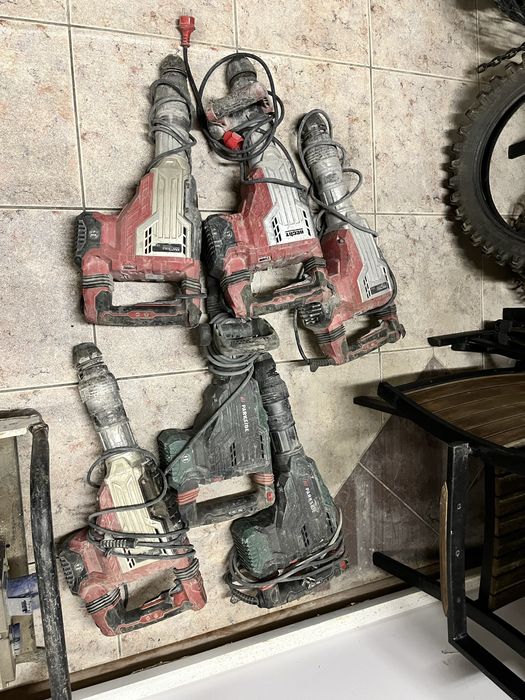 Używane młoty wyburzeniowe - Hecht, Kraft&Dele, Parkside