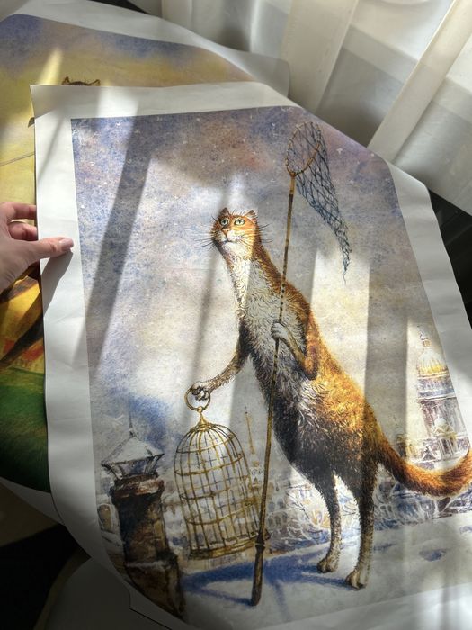 Картини на полотні коти 2 шт.