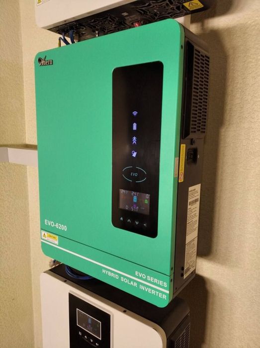 Подключение Инвертора, генератора, аккумулятора. Підключення ІБП ДБЖ