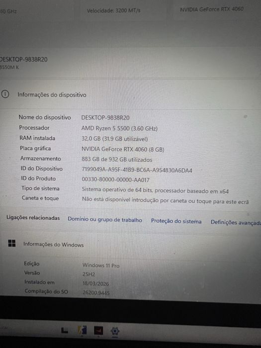 PC gamer COMO NOVO!!!