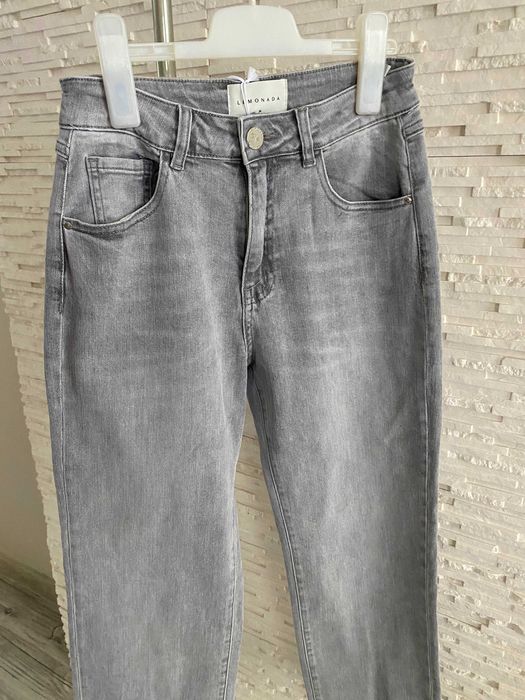 Lemonada nowe szare dżinsy mom fit elastyczne