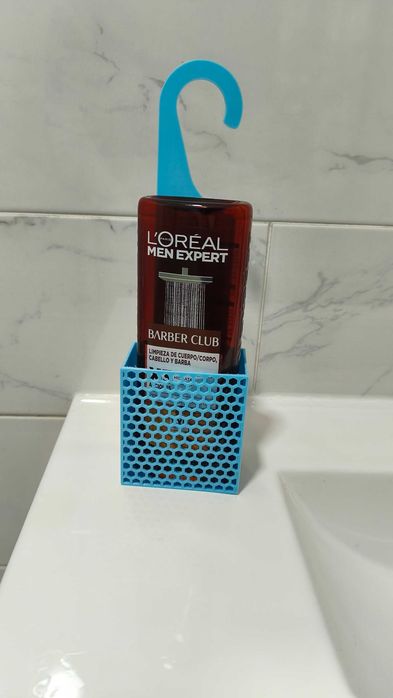 Porta Gel de Banho para Chuveiro — Suporte Prático em Várias Cores