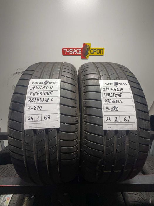 Opony Letnie 225/45R18 Firestone Roadhawk 2 Dot:24 #L870