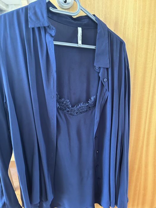 Camisa decenio  e salsa em xl vestido zara