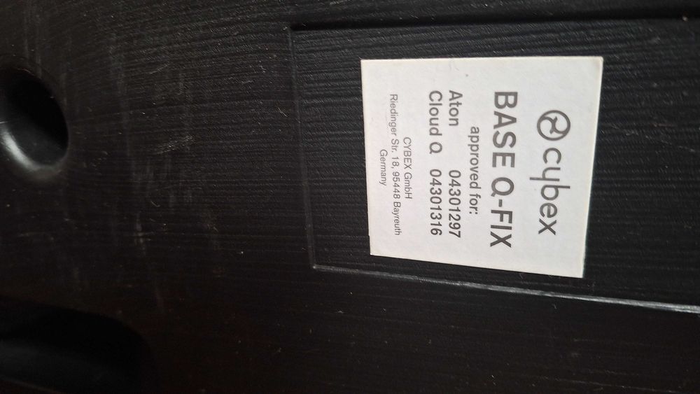 Baza isofix cybex i fotelik cybex cloud q