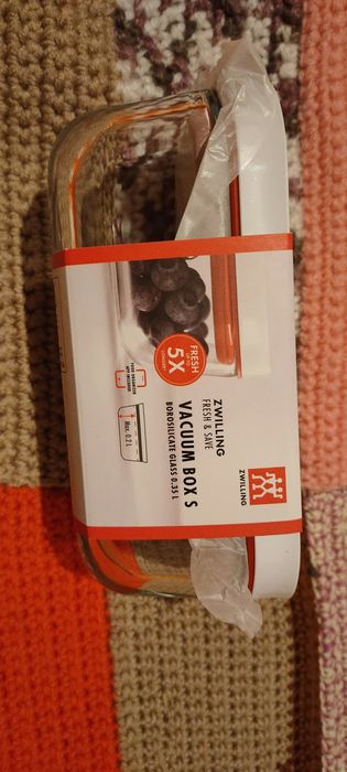 Caixa selada a vácuo