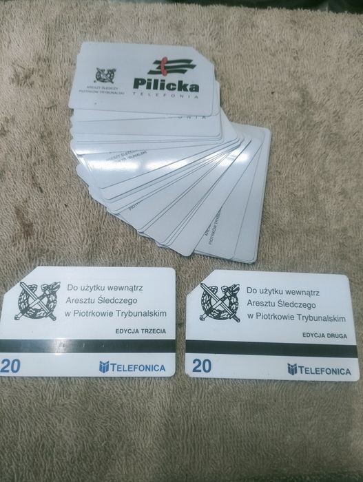 Karty telefoniczne Pilicka Telefonia areszt śledczy Piotrków trybunals