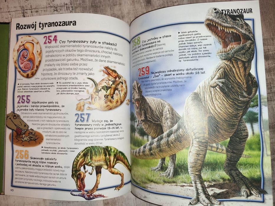 Encyklopedia dla dzieci dinozaury i życie prehistoryczne
