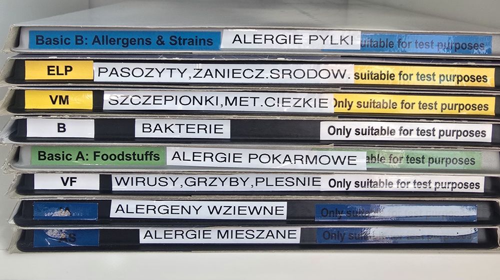 Ampułki, testy do aparatu Bicom Optima