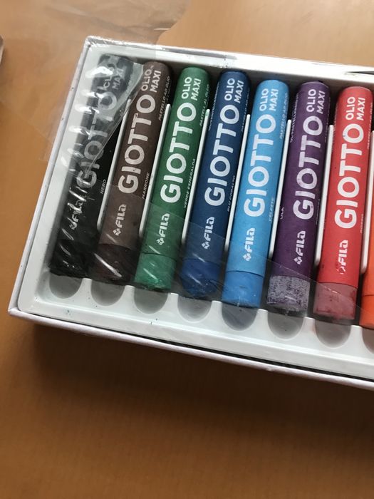 Pastél de óleo giotto 12 unidades