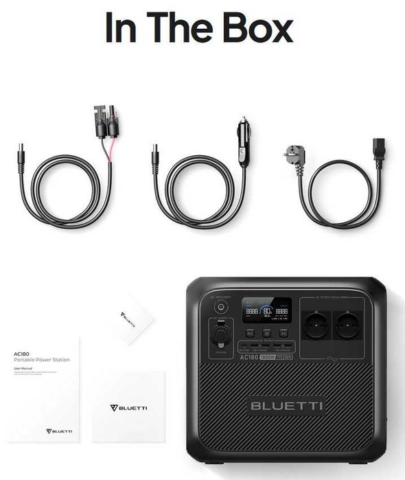 BLUETTI AC180 Power Station | 1800W 1152Wh