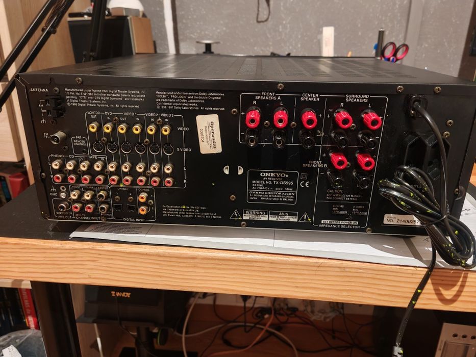 Amplificador Onkyo Receiver TX DS595