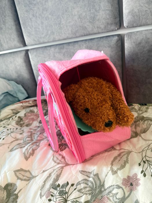 М'яка іграшка у сумочці Da Run Toys собака