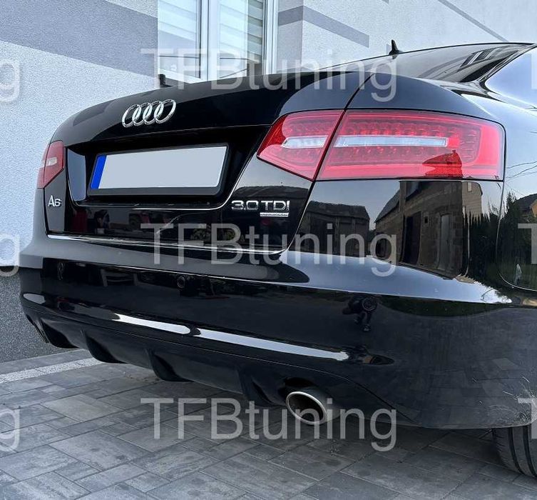 Dyfuzor zderzaka tył Audi A6 C6 2009 -2011 ver 1 TFB TUNING