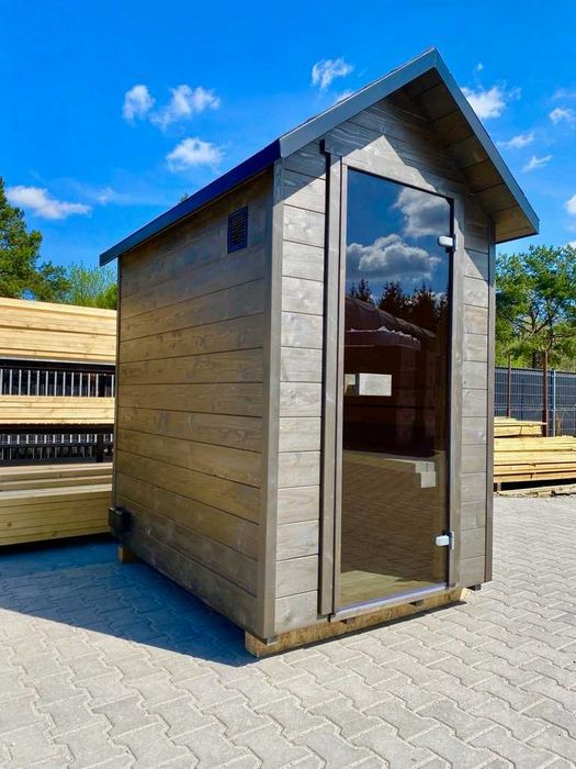 Sauna Sucha - Fińska - Ogrodowa - Zewnętrzna - 2 osobowa