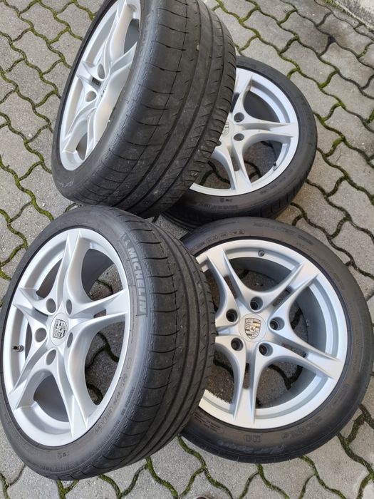 Jantes 18 Porsche com pneus  Boxster cayman 5x130