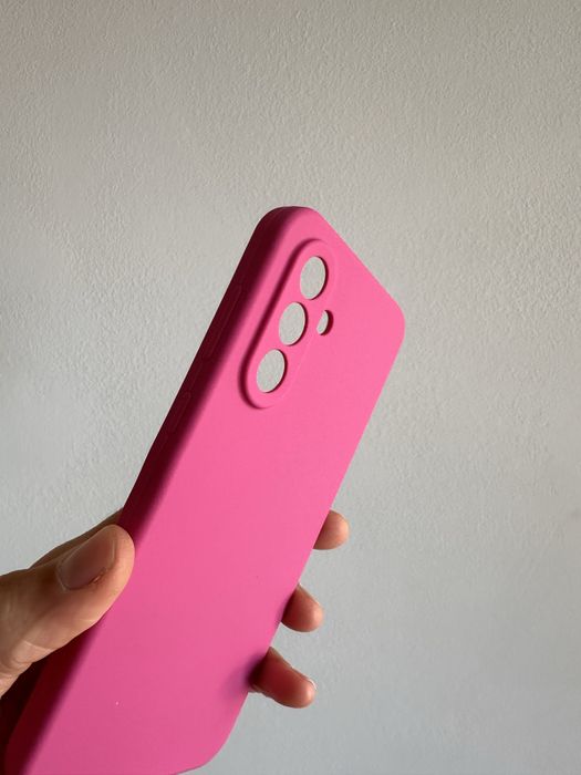 Etui Silicon 2mm różowe + SZKŁO do SAMSUNG GALAXY A56 5G