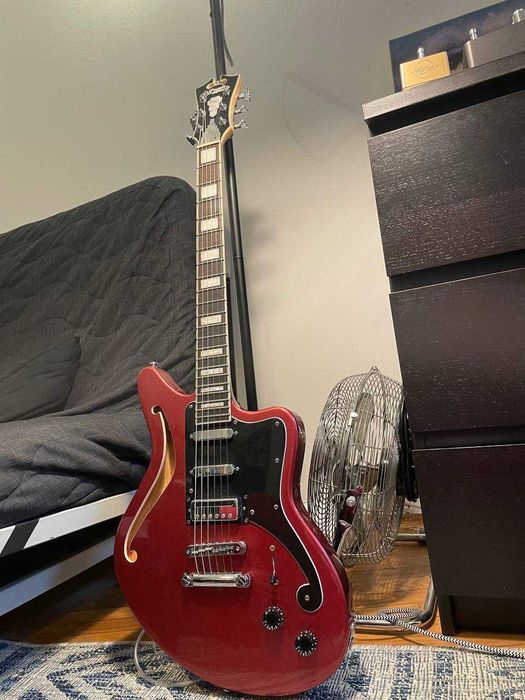 D’Angelico Premier Bedford SH (Tune-O-Matic) - czerwony