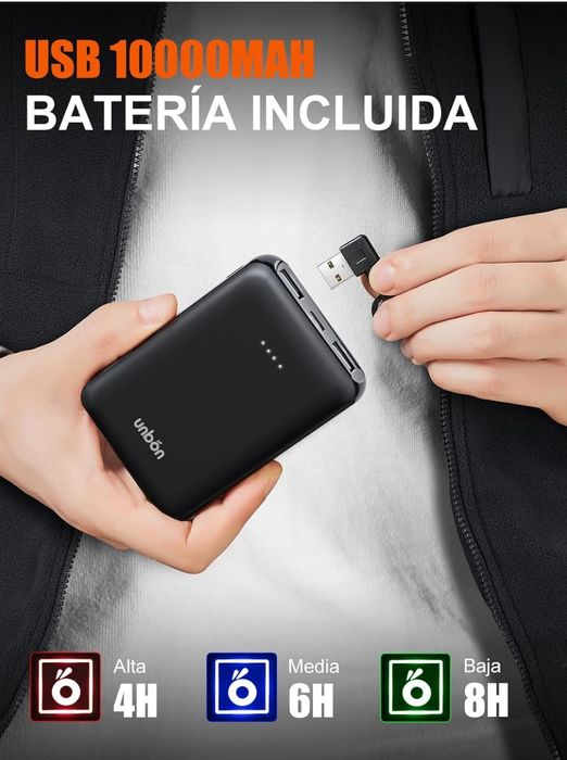 Colete polar aquecido para homem