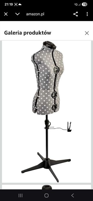 regulowany manekin krawiecki