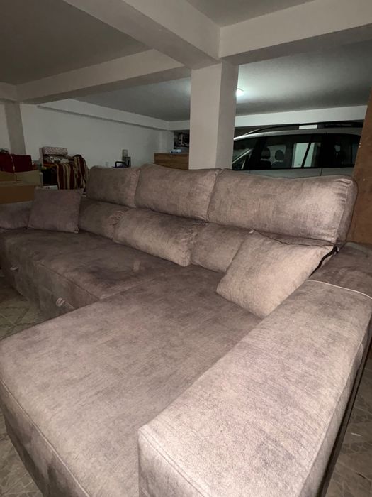 Sofá cama c/chaise longue