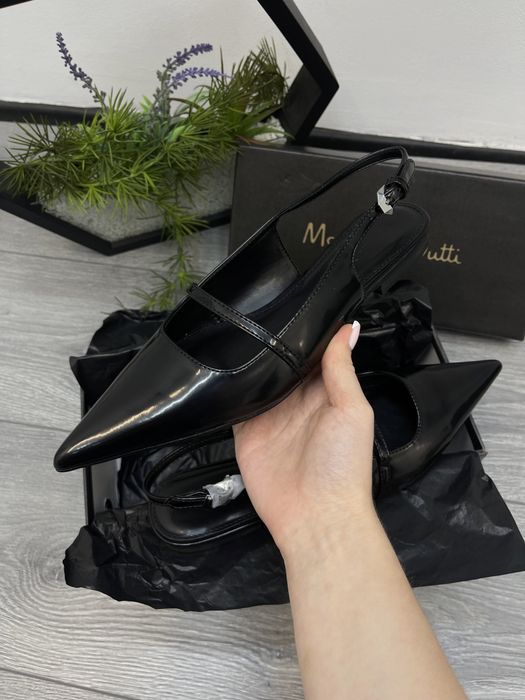 Лодочки Massimo Dutti чорні