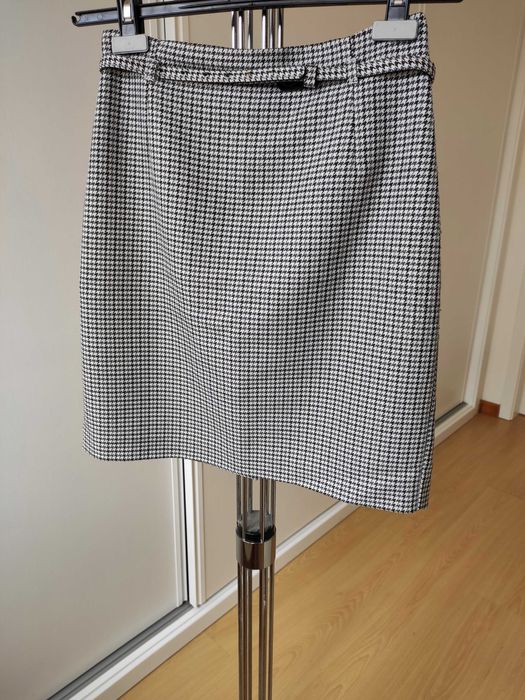 Saia cinzenta com cinto da H&M