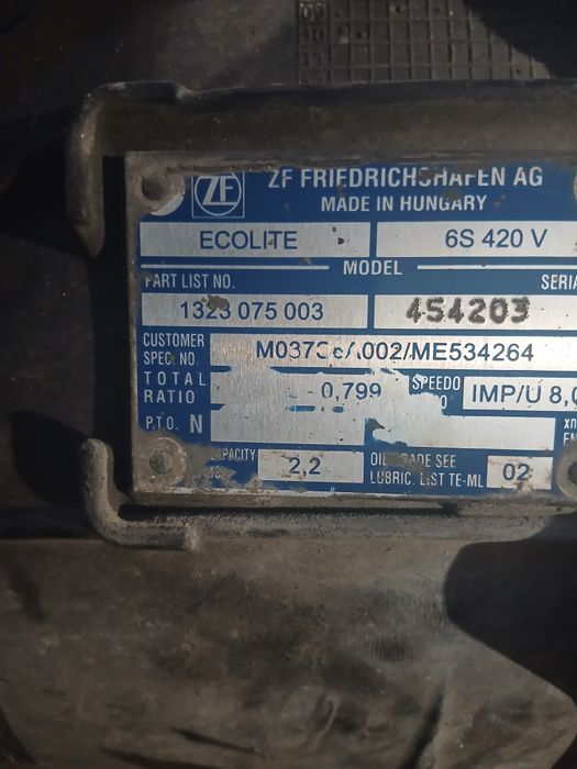 Caixa de velocidades mitsubishi canter fuso