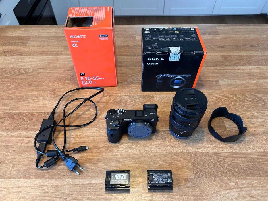 Aparat Sony a6600 + Sony E 16-55mm f/2,8 G – Zestaw Profesjonalny