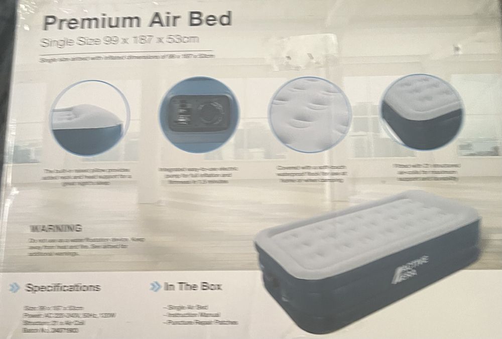 Одномісний надувний матрац Active Era Premium