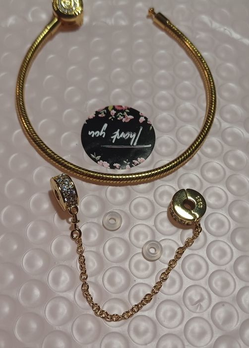 Łańcuszek zabezpieczający do bransoletki Pandora