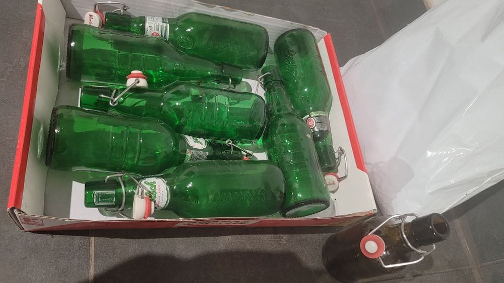 Butelki 8 szt. - z zamknięciem pałąkowym - krachle