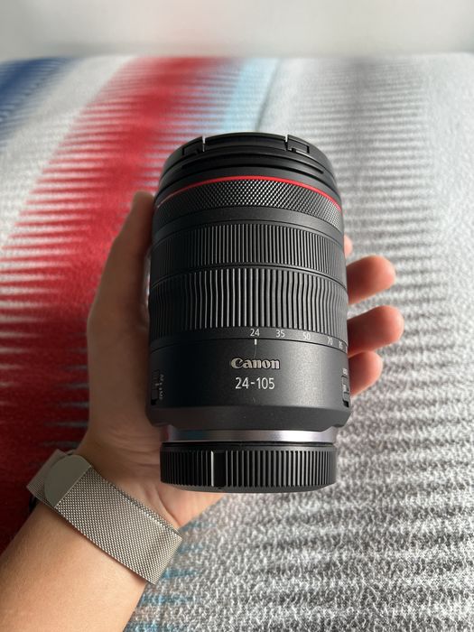 Canon RF 24-105mm f/4 L IS USM – Como Nova | Com Fatura