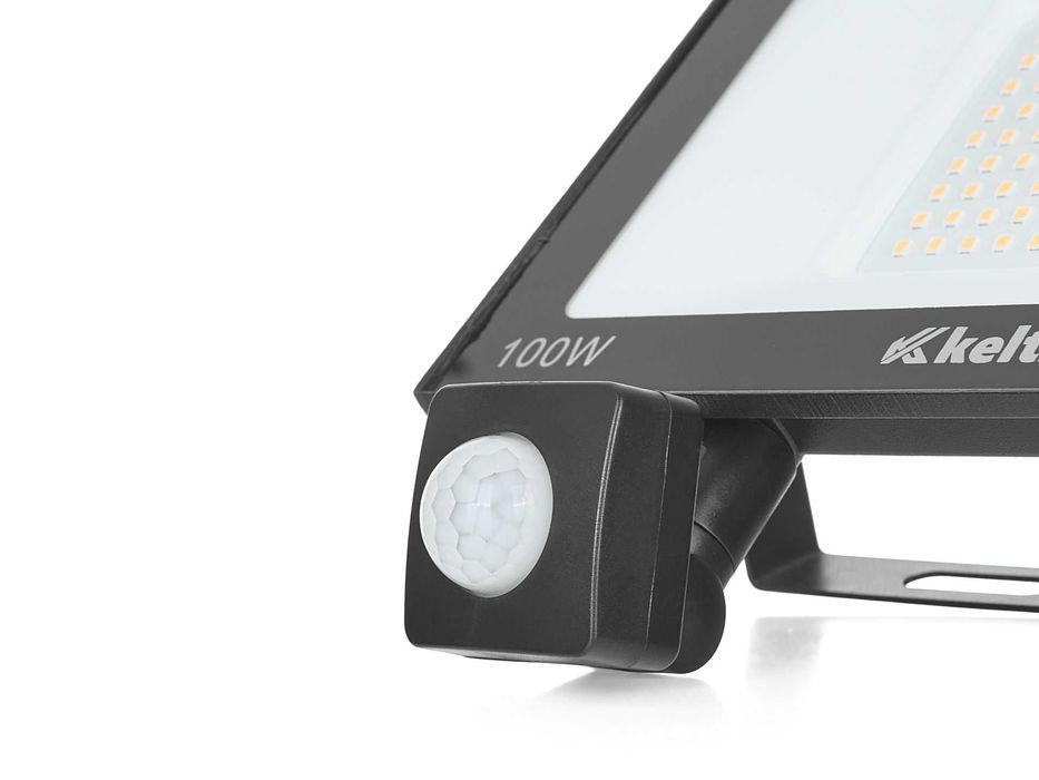 HALOGEN 100W naświetlacz CZUJNIK ruchu biały neutral zimny 4500K 1697