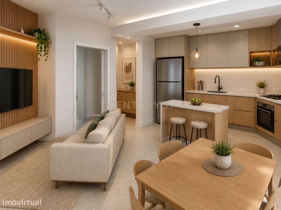 Apartamento T0+1 em Renovação em Paço de Arcos-Oeiras