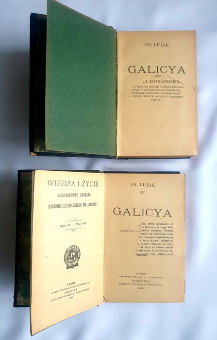 Bujak - Galicya, Lwów 1908 do 1910, unikat