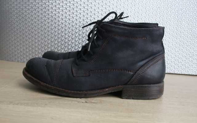 Camel Active trzewiki męskie skóra granatowe r. 42,5 (8 1/2)