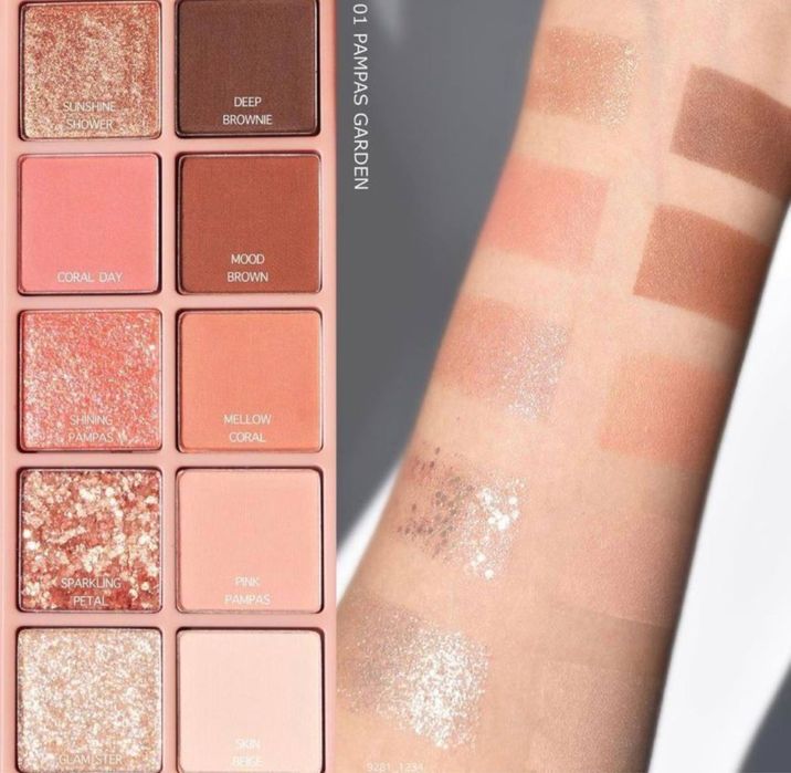 Палетка тіней rom&nd